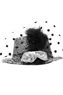 CAPPELLINO GLITTER ARGENTO